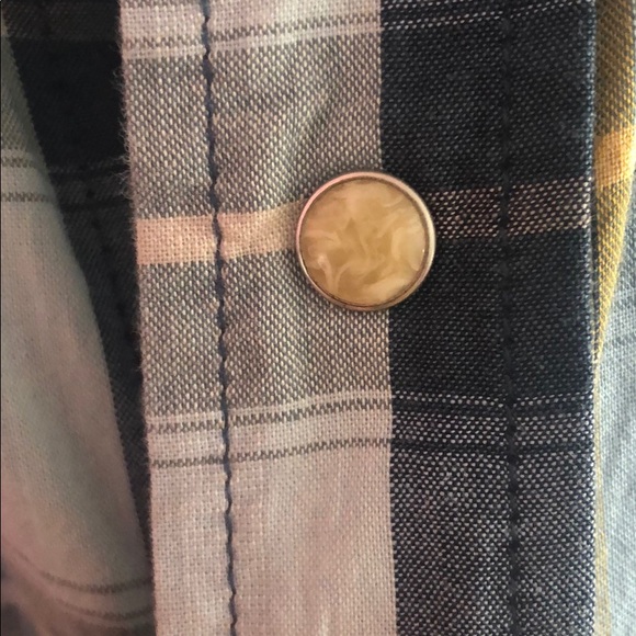 Old Navy size large long sleeve blue western shirt - Picture 5 of 7